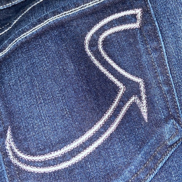 Rock & Republic Los Angeles Slim Flared Dark Blue Jeans - Picture 6 of 16